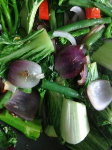 Green veg stir fry